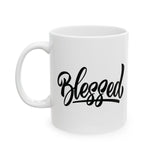 Faith Culture - Blessed - Christian Inspirational Mug, 11oz and 15oz 11oz