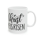 Faith Culture - Christ is Risen - Christian Coffee or Tea Ceramic Mug