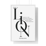 A Lion, Mighty Among Beasts - Proverbs 30:30 Wall Art