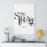 Faith Culture - Christian Home Décor - Be Strong and Courageous- Joshua 1:9 Wall Art