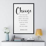Faith Culture - Christian Home Décor - Covenant Renewing - Joshua 24:1 Wall Art