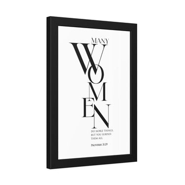 Faith Culture - Christian Home Décor - Virtuous Woman - Proverbs 31:29 Wall Art