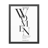 Faith Culture - Christian Home Décor - Virtuous Woman - Proverbs 31:29 Wall Art