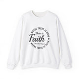 Faith Culture - Christian Unisex Heavy Blend™ Crewneck Sweatshirt White