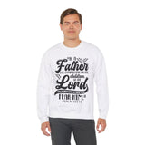 Faith Culture - Compassion of the Father - Christian Unisex Heavy Blendâ„¢ Crewneck Sweatshirt White