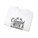 Faith Culture - Created with a Purpose - Ephesian 2:10 - Unisex Heavy Blendâ„¢ Crewneck Sweatshirt