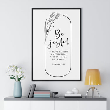 Faith Culture - Enduring Hope - Romans 12:12 - Christian Wall Art