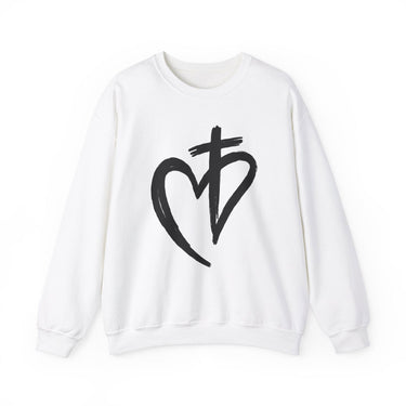Faith Culture - Eternal Love - Christian Unisex Heavy Blendâ„¢ Crewneck Sweatshirt