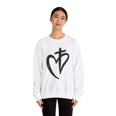 Faith Culture - Eternal Love - Christian Unisex Heavy Blendâ„¢ Crewneck Sweatshirt