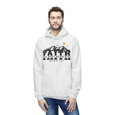 Faith Culture - Faith Can Move Mountains - Christian Unisex Hooded Sweatshirt