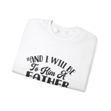 Faith Culture - Father and Son - Christian Unisex Heavy Blendâ„¢ Crewneck Sweatshirt