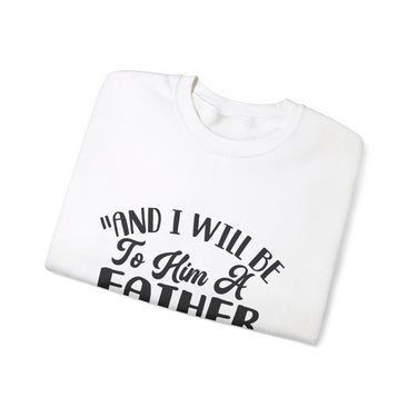Faith Culture - Father and Son - Christian Unisex Heavy Blendâ„¢ Crewneck Sweatshirt