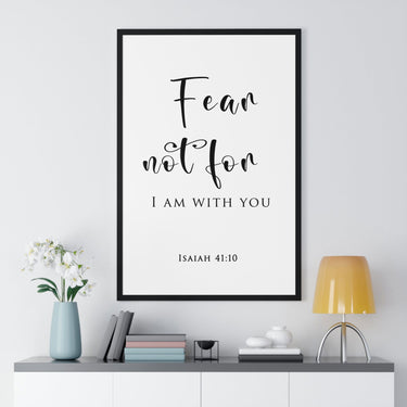 Faith Culture - Fear Not - Isaiah 41:10 - Christian Wall Art