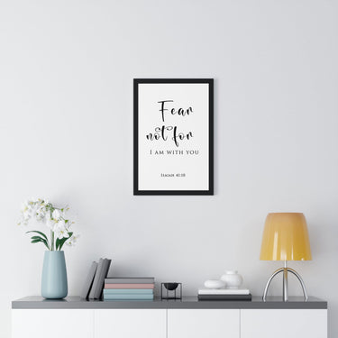 Faith Culture - Fear Not - Isaiah 41:10 - Christian Wall Art