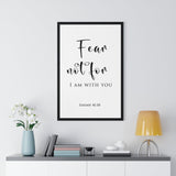Faith Culture - Fear Not - Isaiah 41:10 - Christian Wall Art