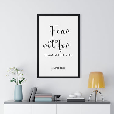 Faith Culture - Fear Not - Isaiah 41:10 - Christian Wall Art
