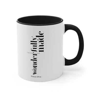 Fearfully and Wonderfully Made Ceramic Christian Coffee Mug