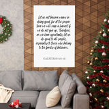 Faith Culture - Galatians 6:9-10 - Christian Wall Art - Do Good and Reap a Harvest Decor