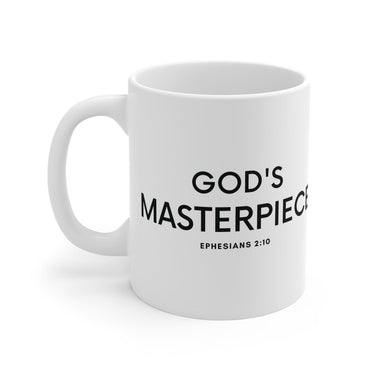 Faith Culture - God's Masterpiece Ephesians 2:10 Christian Ceramic Coffee Mug (11oz5oz0oz)