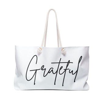 Grateful Christian Weekender Tote Bag 24" × 13"