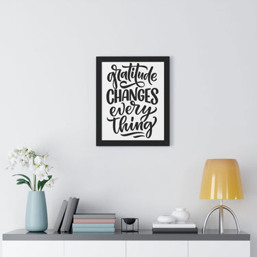 Faith Culture - Gratitude Changes Everything - Christian Thanksgiving Wall Art