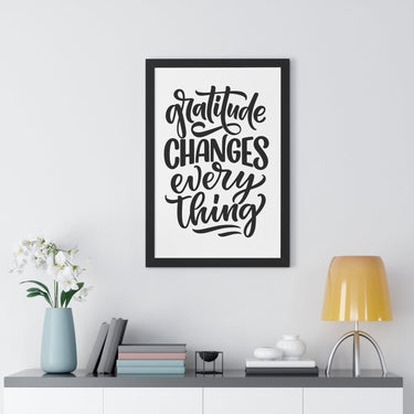 Faith Culture - Gratitude Changes Everything - Christian Thanksgiving Wall Art