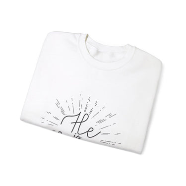 Faith Culture - He is Risen - Christian Unisex Heavy Blend™ Crewneck Sweatshirt