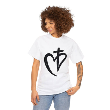 Heart and the Cross Unisex Heavy Cotton Tee