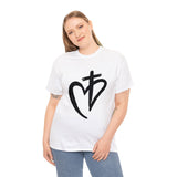 Heart and the Cross Unisex Heavy Cotton Tee