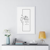Faith Culture - His Grace - Romans 6:14 - Christian Wall Art