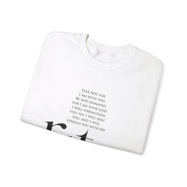 Faith Culture - Isaiah 41:10 - Christian Unisex Heavy Blend™ Crewneck Sweatshirt