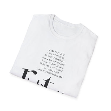 Faith Culture - Isaiah 41:10 - Christian Unisex Softstyle T-Shirt