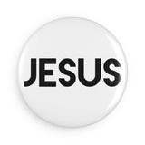 Faith Culture - Jesus -Christian Button Magnet, Round (1 & 10 pcs)