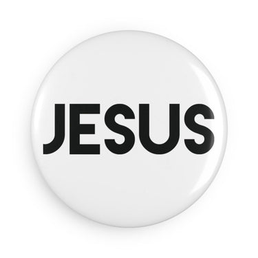 Faith Culture - Jesus -Christian Button Magnet, Round (1 & 10 pcs)