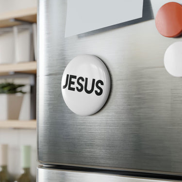 Faith Culture - Jesus -Christian Button Magnet, Round (1 & 10 pcs)