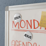 Faith Culture - Jesus -Christian Button Magnet, Round (1 & 10 pcs)