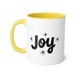 Faith Culture - Joy - Christian Accent Mug, 11oz Yellow 11oz