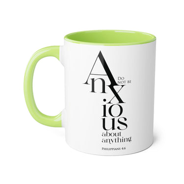 Faith Culture - Philippians 4:6 - Christian Accent Coffee Mug (11oz)