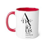 Faith Culture - Philippians 4:6 - Christian Accent Coffee Mug (11oz)