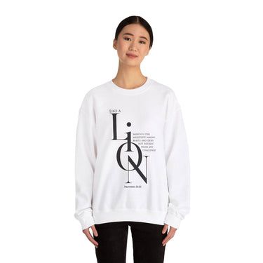 Faith Culture - Proverbs 30:30 - Christian Unisex Heavy Blend™ Crewneck Sweatshirt