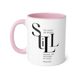 Faith Culture - Psalm 23:2 - Christian Accent Coffee Mug (11oz)
