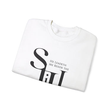 Faith Culture - Psalm 23:2 - Christian Unisex Heavy Blendâ„¢ Crewneck Sweatshirt