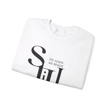 Faith Culture - Psalm 23:2 - Christian Unisex Heavy Blendâ„¢ Crewneck Sweatshirt