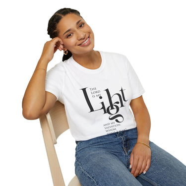 Faith Culture - Psalm 27:1 - Christian Unisex Softstyle T-Shirt