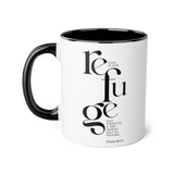 Faith Culture - Psalm 46:1-2 - Christian Accent Coffee Mug (11oz)