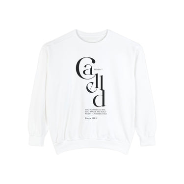 Faith Culture - Psalms 138:3 - Christian Unisex Garment-Dyed Sweatshirt
