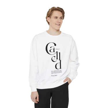 Faith Culture - Psalms 138:3 - Christian Unisex Garment-Dyed Sweatshirt