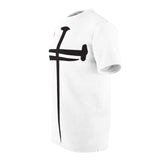 Faith Culture - Redemption Cross Christian Unisex Cut & Sew Tee (AOP)