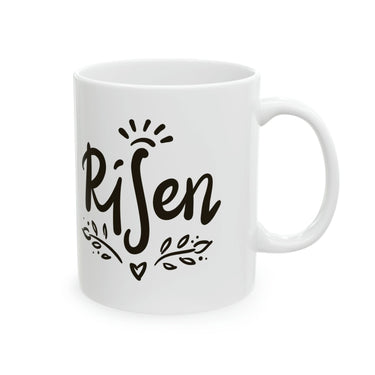 Faith Culture - Risen Christian Coffee or Tea Ceramic Mug