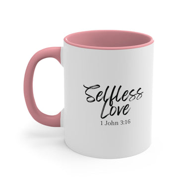 Faith Culture - Selfless Love - 1 John 3:16 Christian Accent Coffee Mug